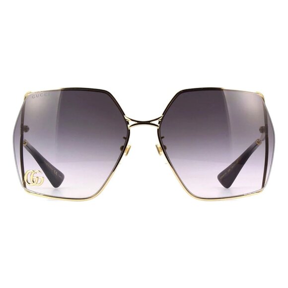 NEW GUCCI SUNGLASSES GOLD WOMEN EYEWEAR GUCCI